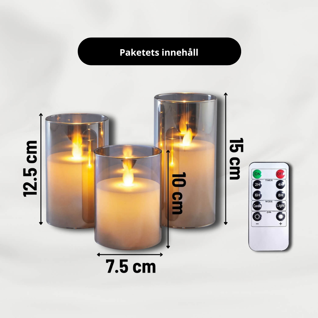 Flamlös LED-ljusuppsättning